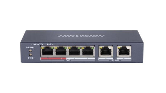 DS-3E0106P-E/M POE 4 Port - Onestepsolutions