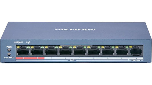 Hikvision DS-3E0109P-E/M POE 8 Port - Onestepsolutions